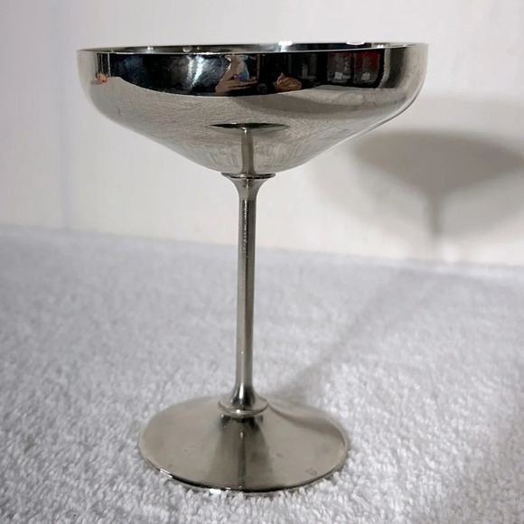 Vintage E.P. Brass Martini Glass - Picture 3 of 12